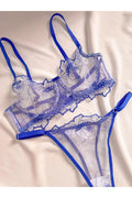 Midnight Navy Lace Set