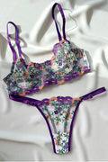 Mystic Purple Lace Set