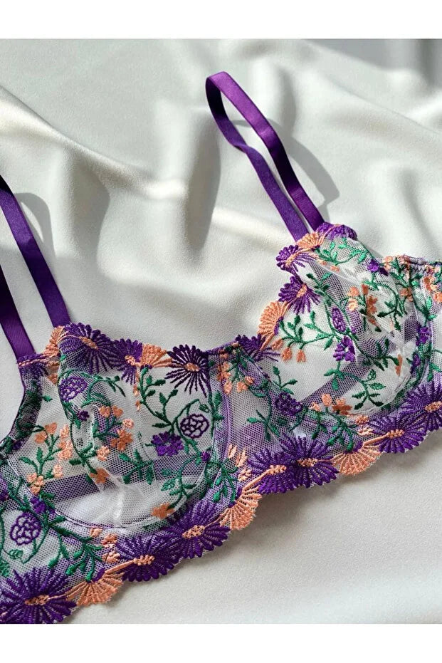 Mystic Purple Lace Set
