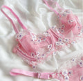 Amethyst Floral Lace Set