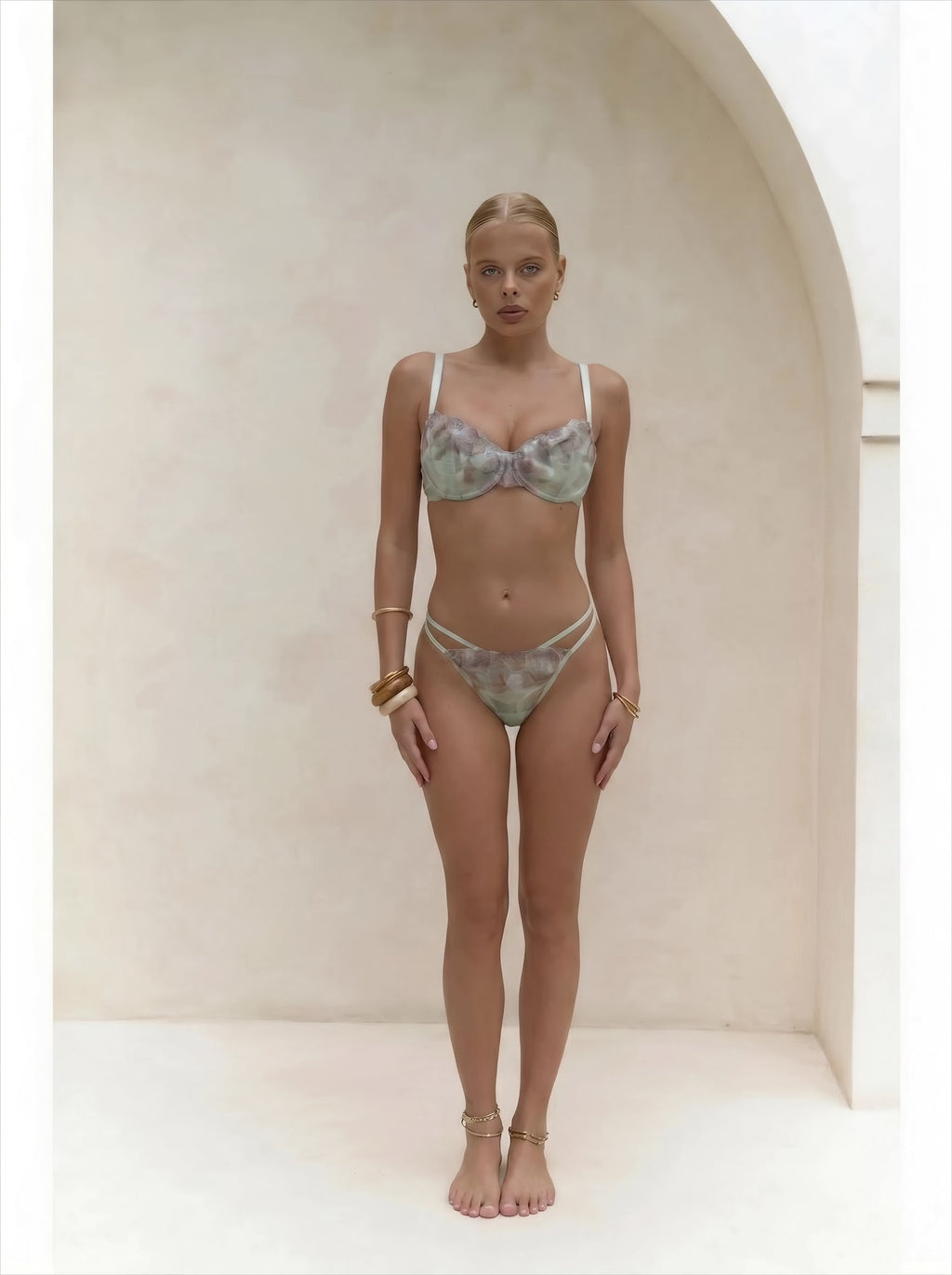 Green  Muse Lace Set
