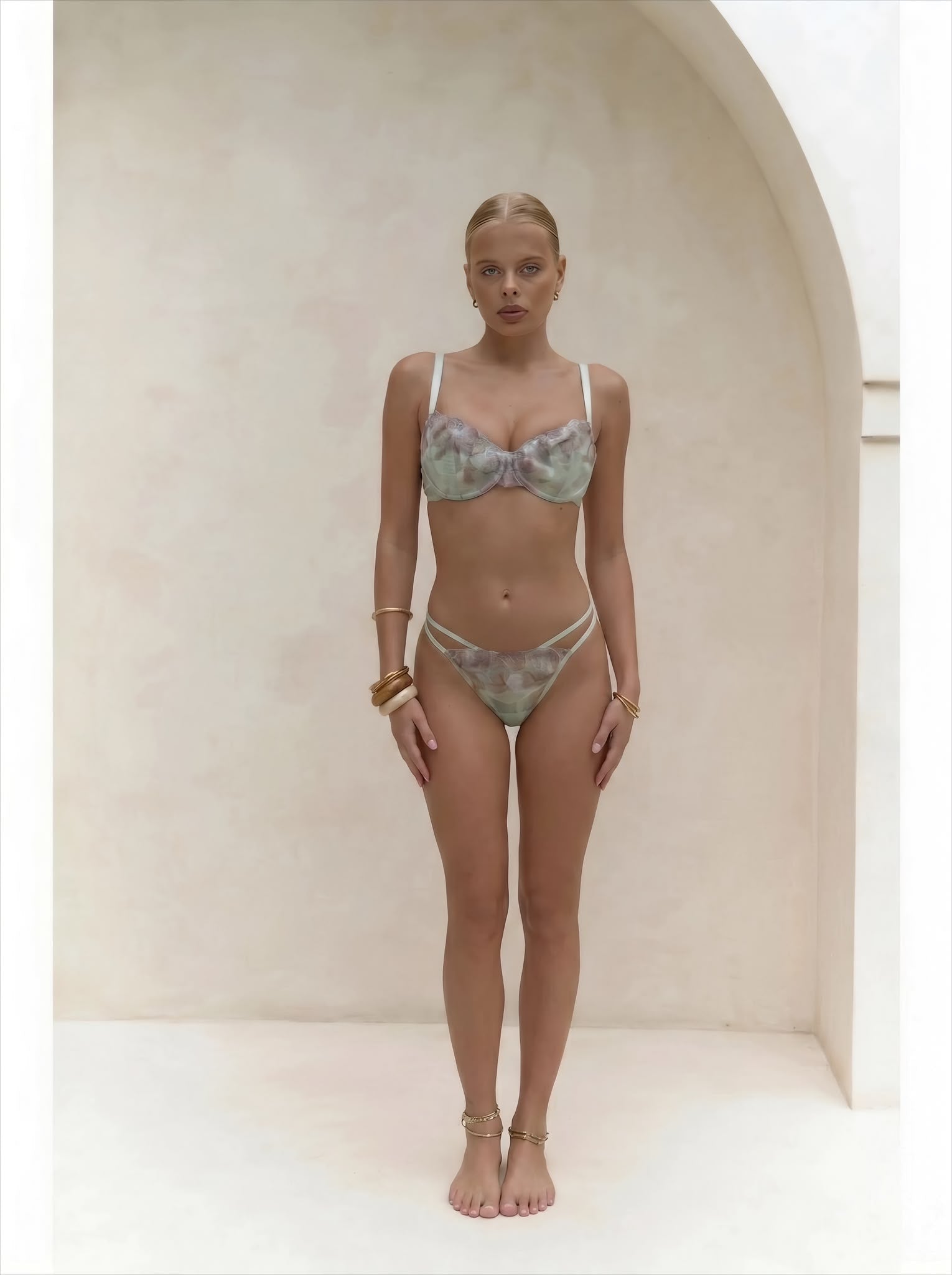 Green  Muse Lace Set