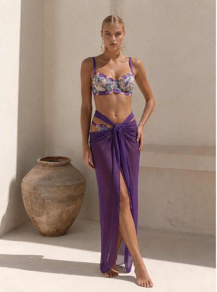 Mystic Purple Lace Set