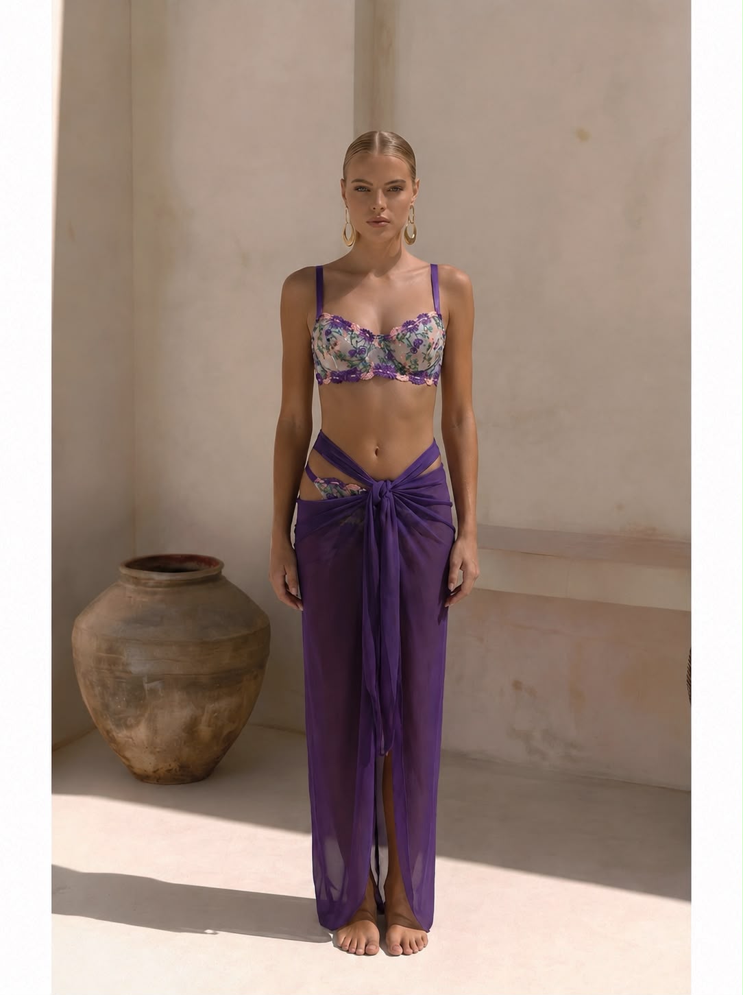 Mystic Purple Lace Set
